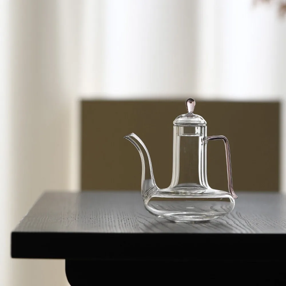 Coffee Tea Green - High Temperature Resistant Teapot Transparent Glass
