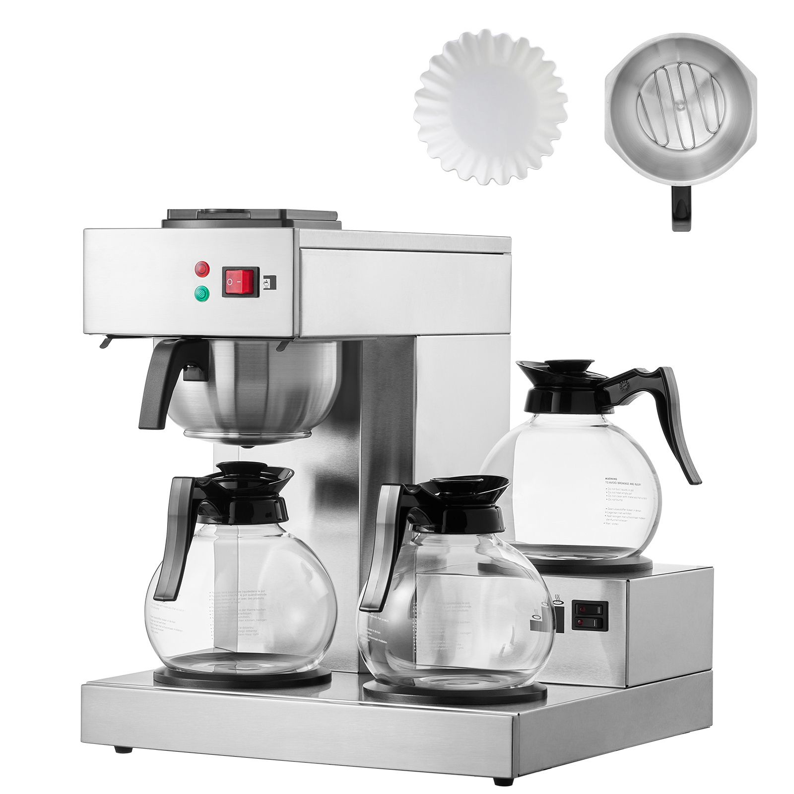 Coffee & Tea Garden Lincoln Menu - 12 Cups Commercial Drip Coffee Maker,