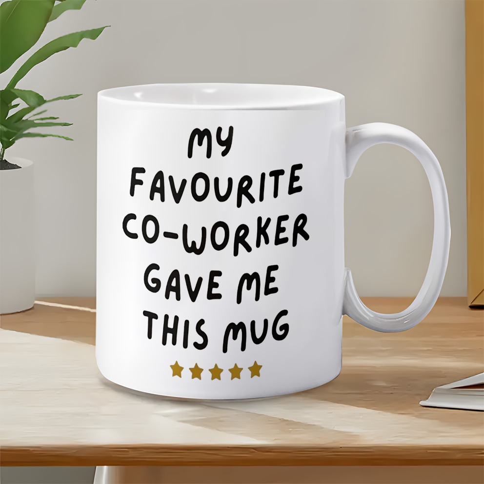 Fun Colleague Gift Mug Printed - Coffee Tea With Me ulasan dan harga