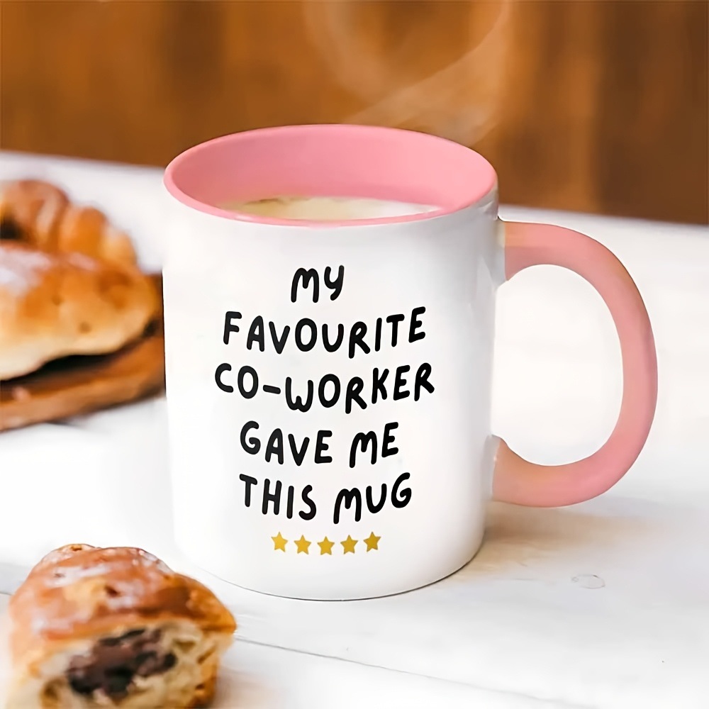 Fun Colleague Gift Mug Printed - Coffee Tea With Me ulasan dan harga