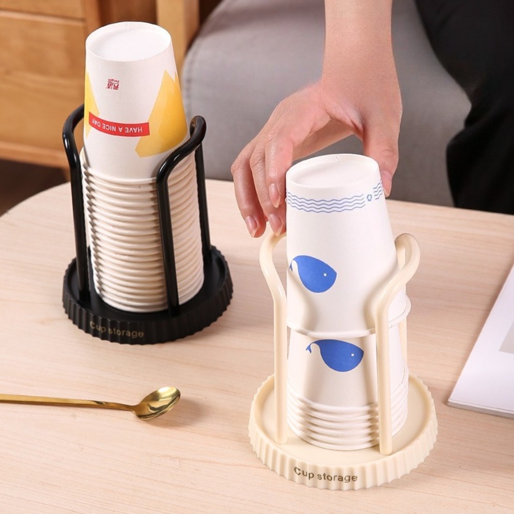 Disposable Cup Holder Desktop  - Coffee Tea Paper Cups ulasan dan harga