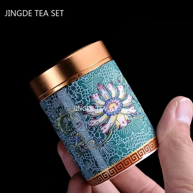Boutique Ceramic Tea Tins Hous - Coffee Tea Jar Set ulasan dan harga