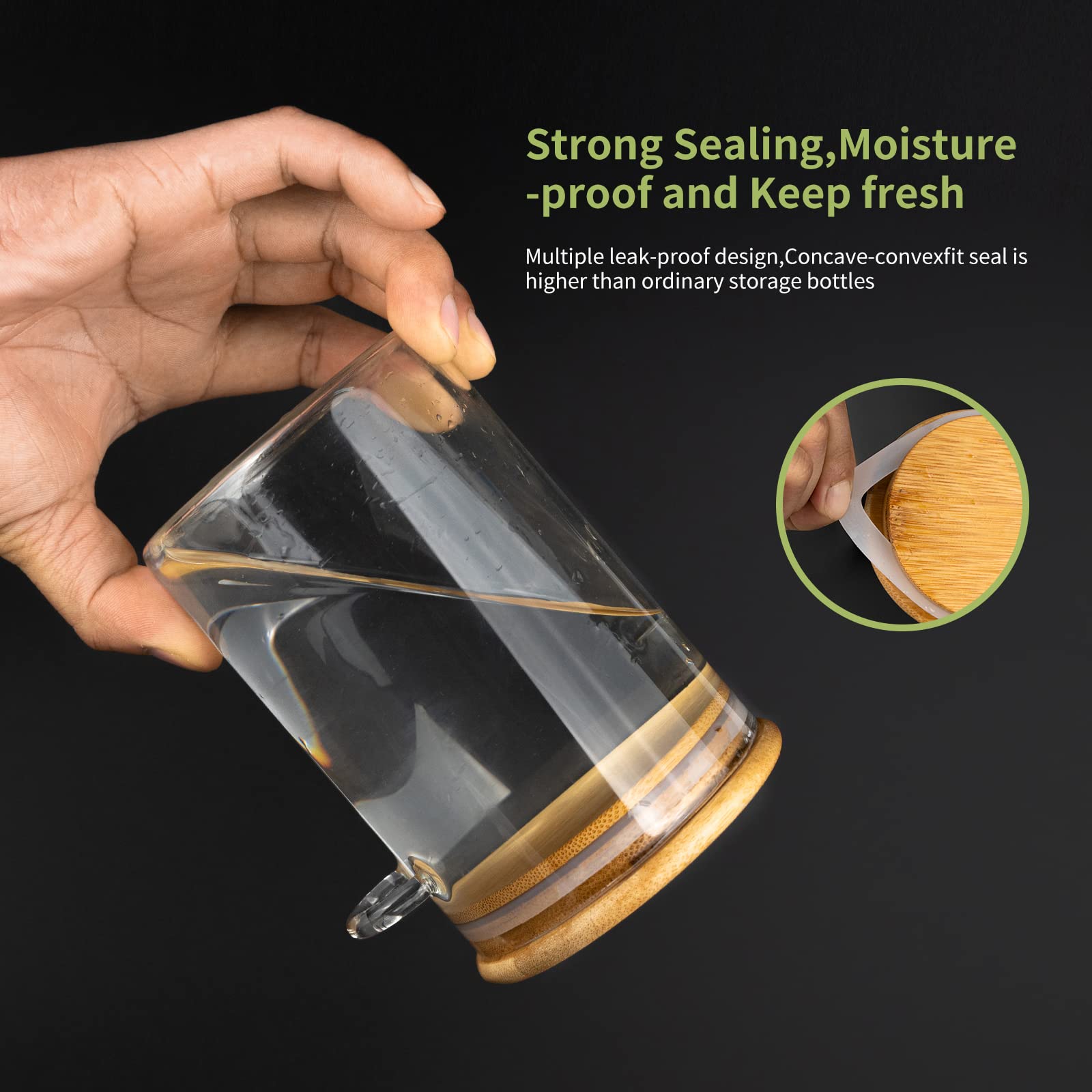 Airtight Food Storage Plastic  - Coffee Tea Sugar Canisters ulasan dan harga