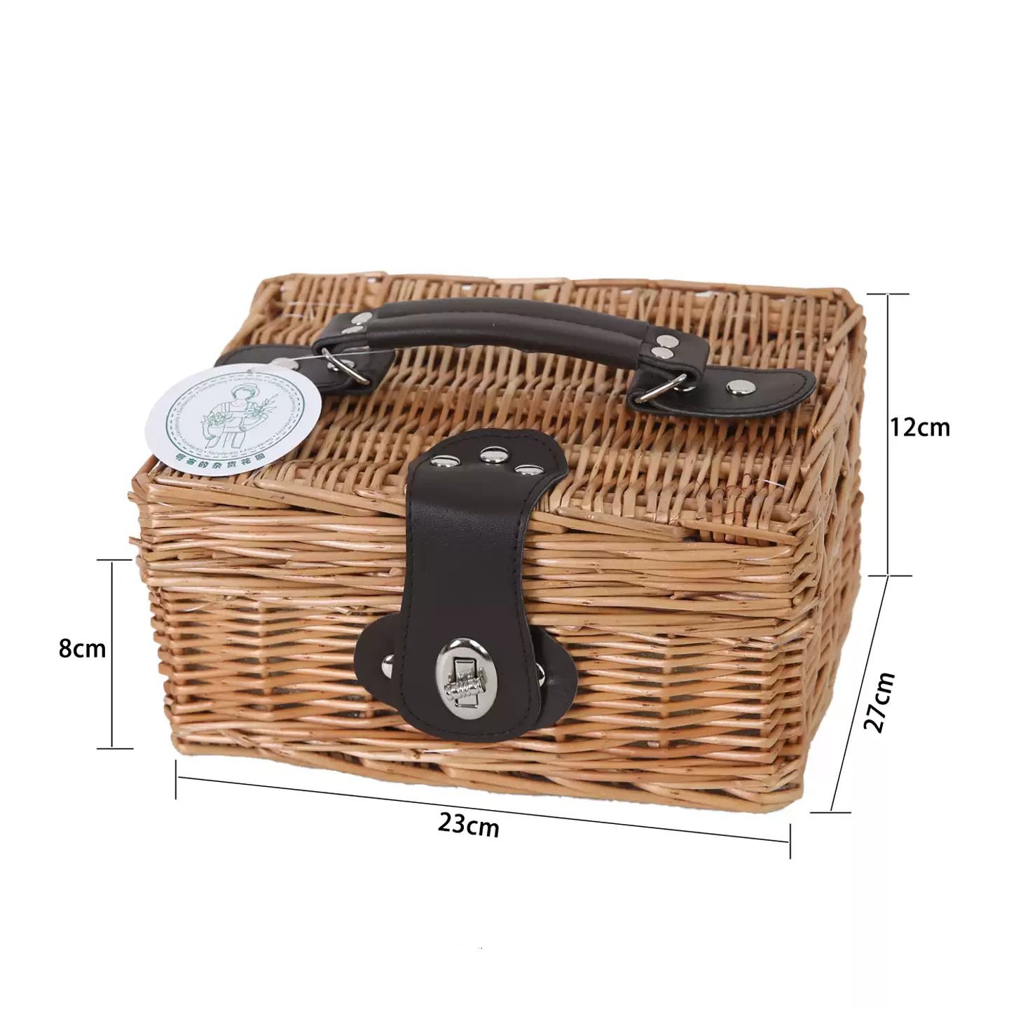 2 Person Willow Picnic Basket  - Coffee Tea Spoon ulasan dan harga