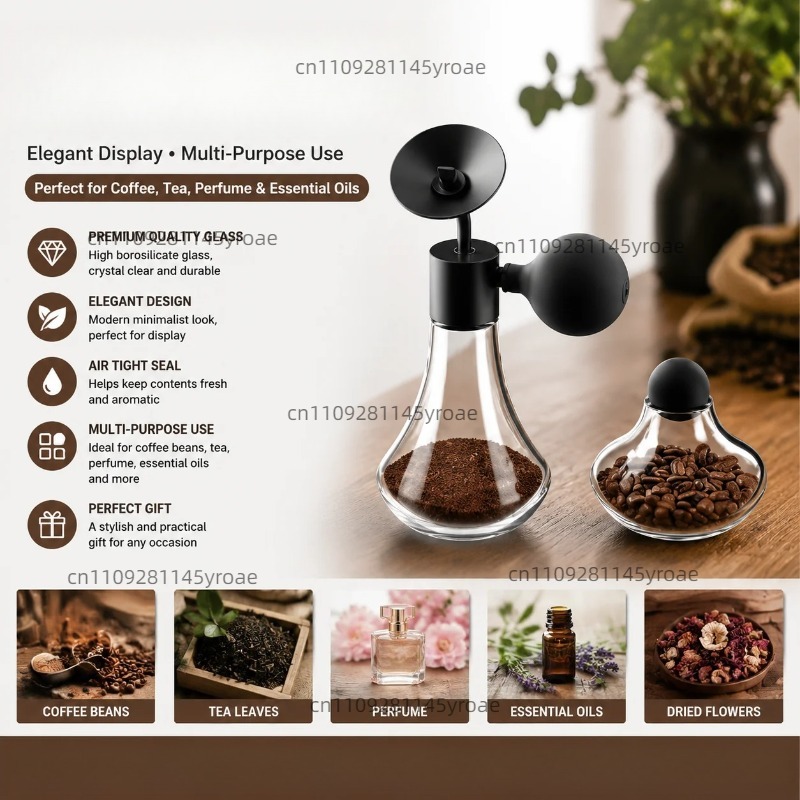 Glass Aroma Sample Bottle Coff - Coffee Bean & Tea Menu ulasan dan harga