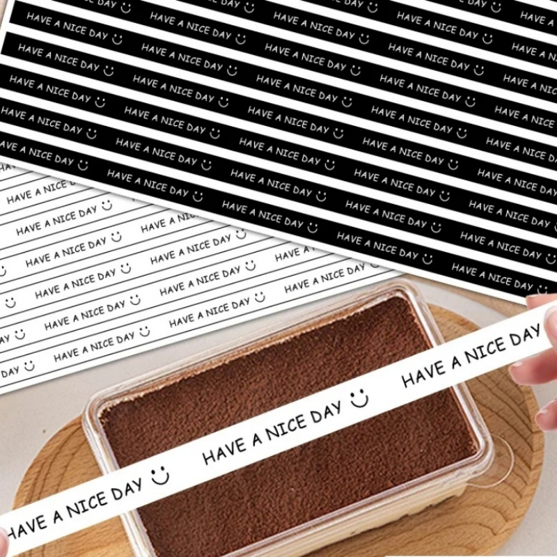 100Pcs HAVE A NICE DAY Smile F - Coffee Tea Paper Cups ulasan dan harga