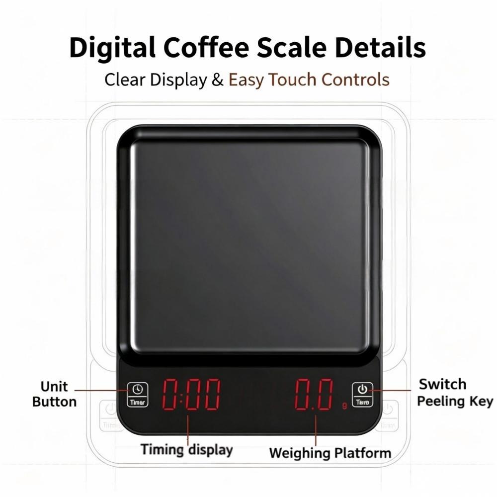 3kg/0.1g High Precision Digita - Coffee & Tea Garden Lincoln Menu ulasan dan harga