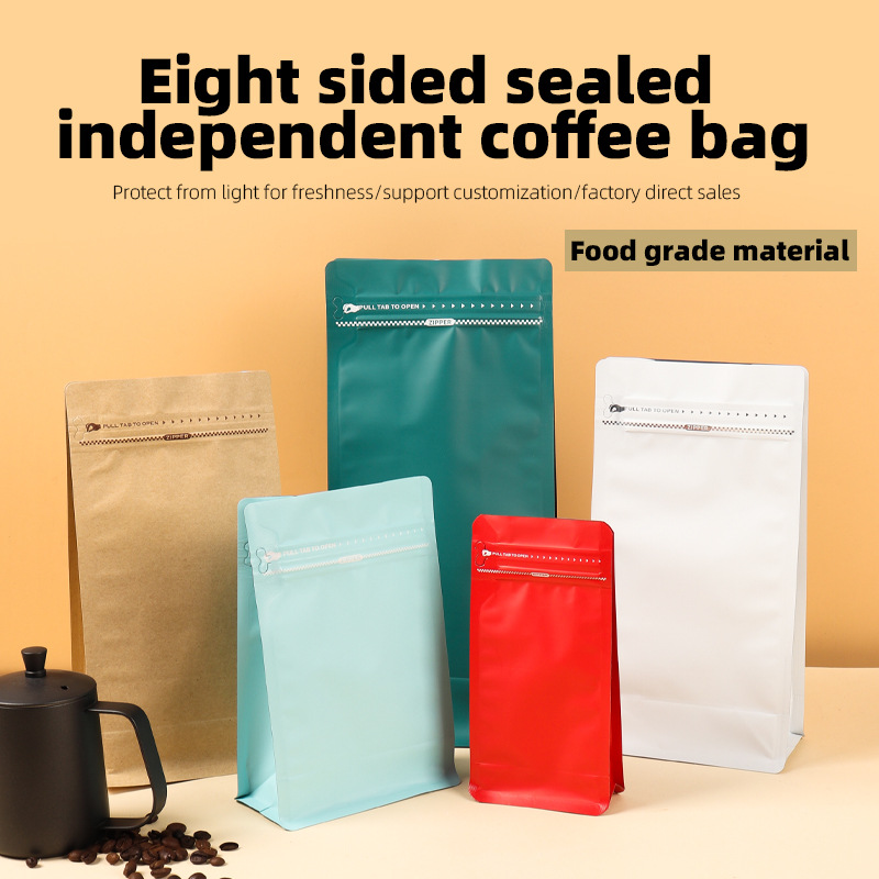 Aluminum Foil Stand-up Pouches - Coffee Bean & Tea Menu ulasan dan harga