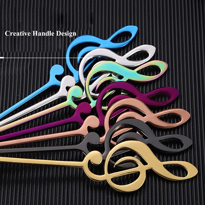 4Pcs Serving Coffee Spoons Sta - Coffee Tea Spoon ulasan dan harga