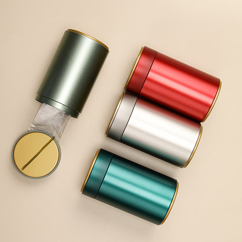 Portable Tea Box Solid Color T - Coffee Tea Sugar Canisters ulasan dan harga