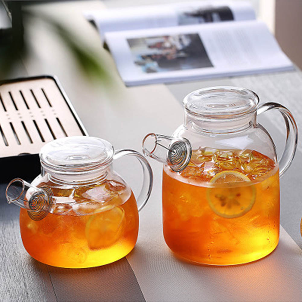 1000/1600ml Transparent Borosi - Coffee Tea Jar Set ulasan dan harga