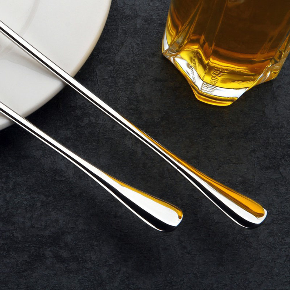 6pcs Stainless Steel  Ice Tea  - Coffee Tea Spoon ulasan dan harga