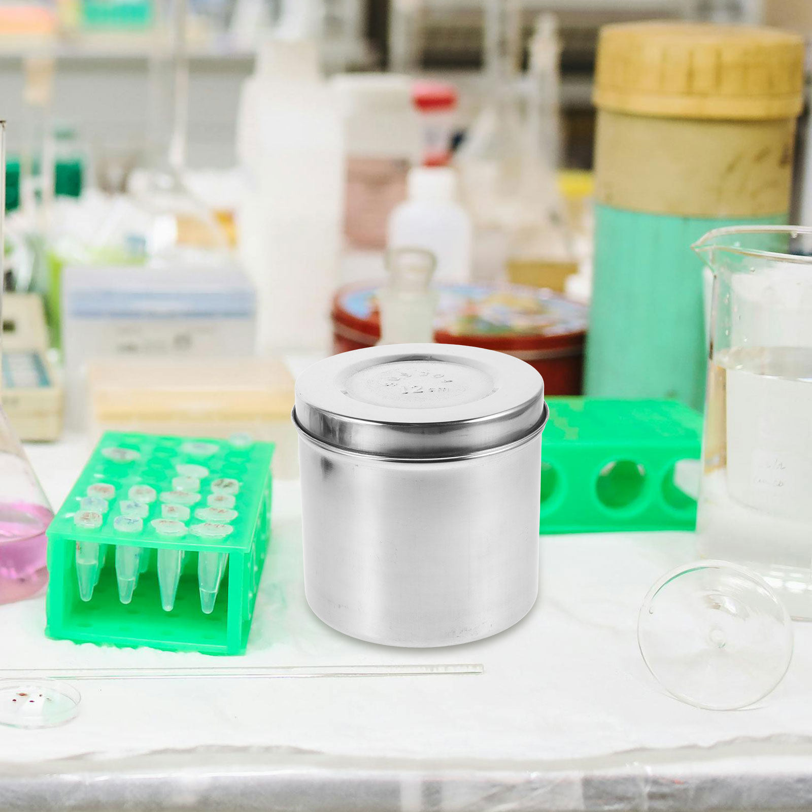 Stainless Steel Jar 12Cm Diame - Coffee Tea Jar Set ulasan dan harga
