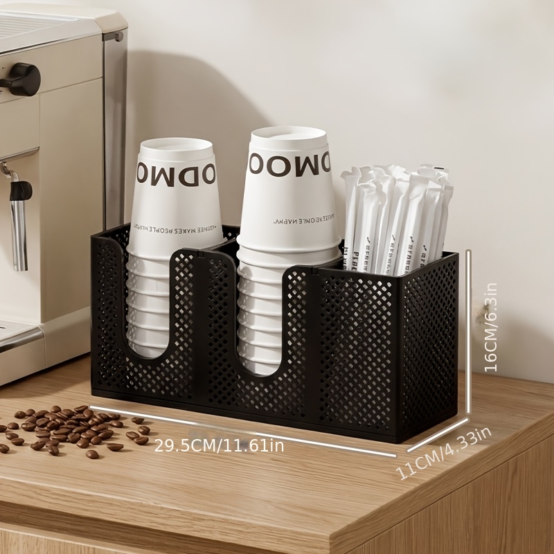 Kitchen Coffee Bar Mesh Storag - Coffee Tea Paper Cups ulasan dan harga