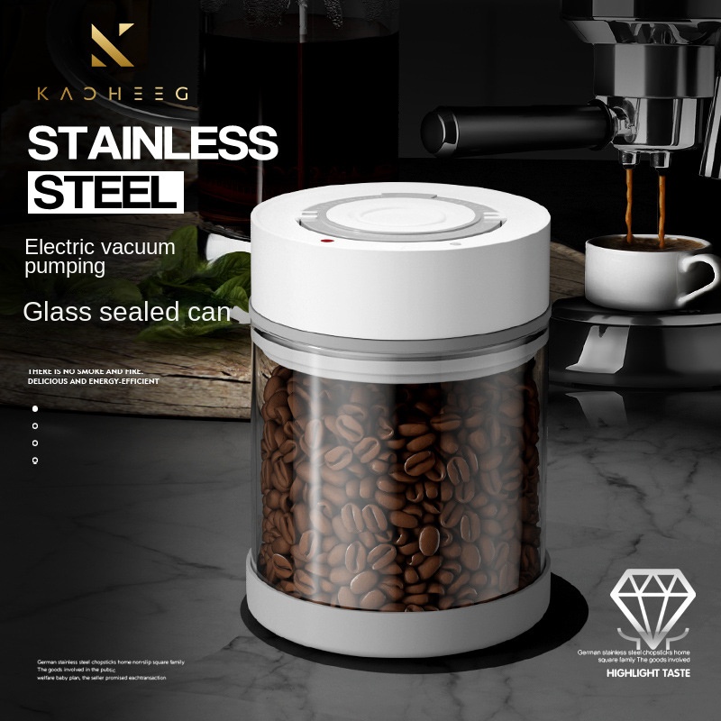 Electric Vacuum Coffee Beans G - Coffee Tea Sugar Canisters ulasan dan harga
