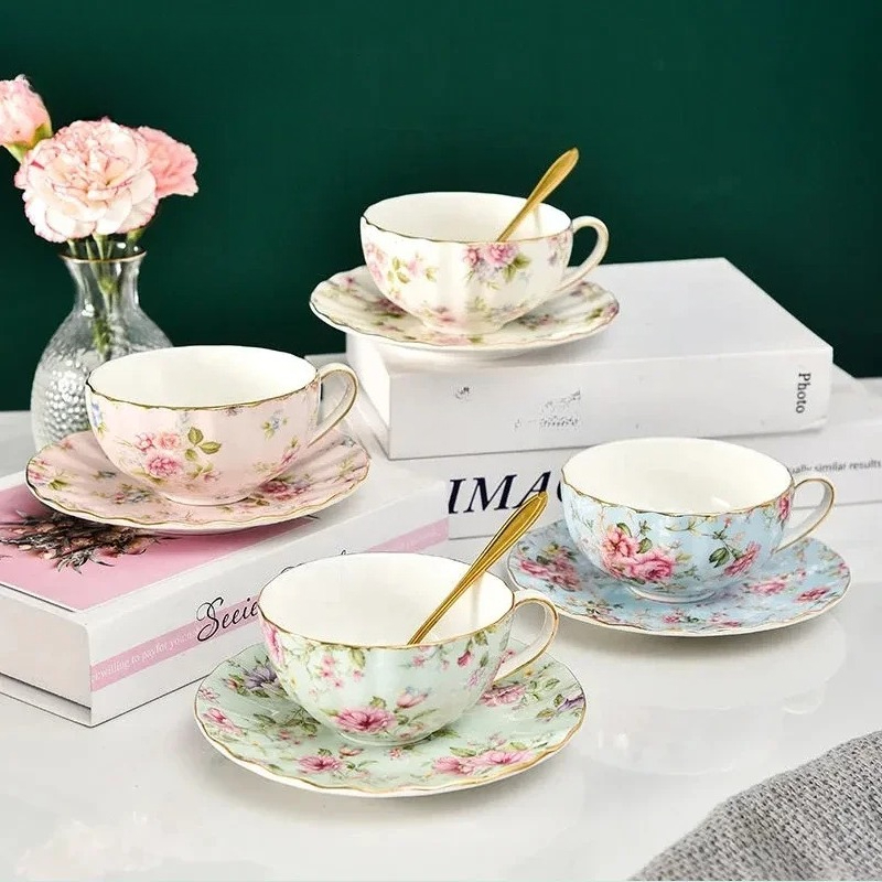 3PCS/Sets Pastoral style Flowe - Coffee Tea Spoon ulasan dan harga