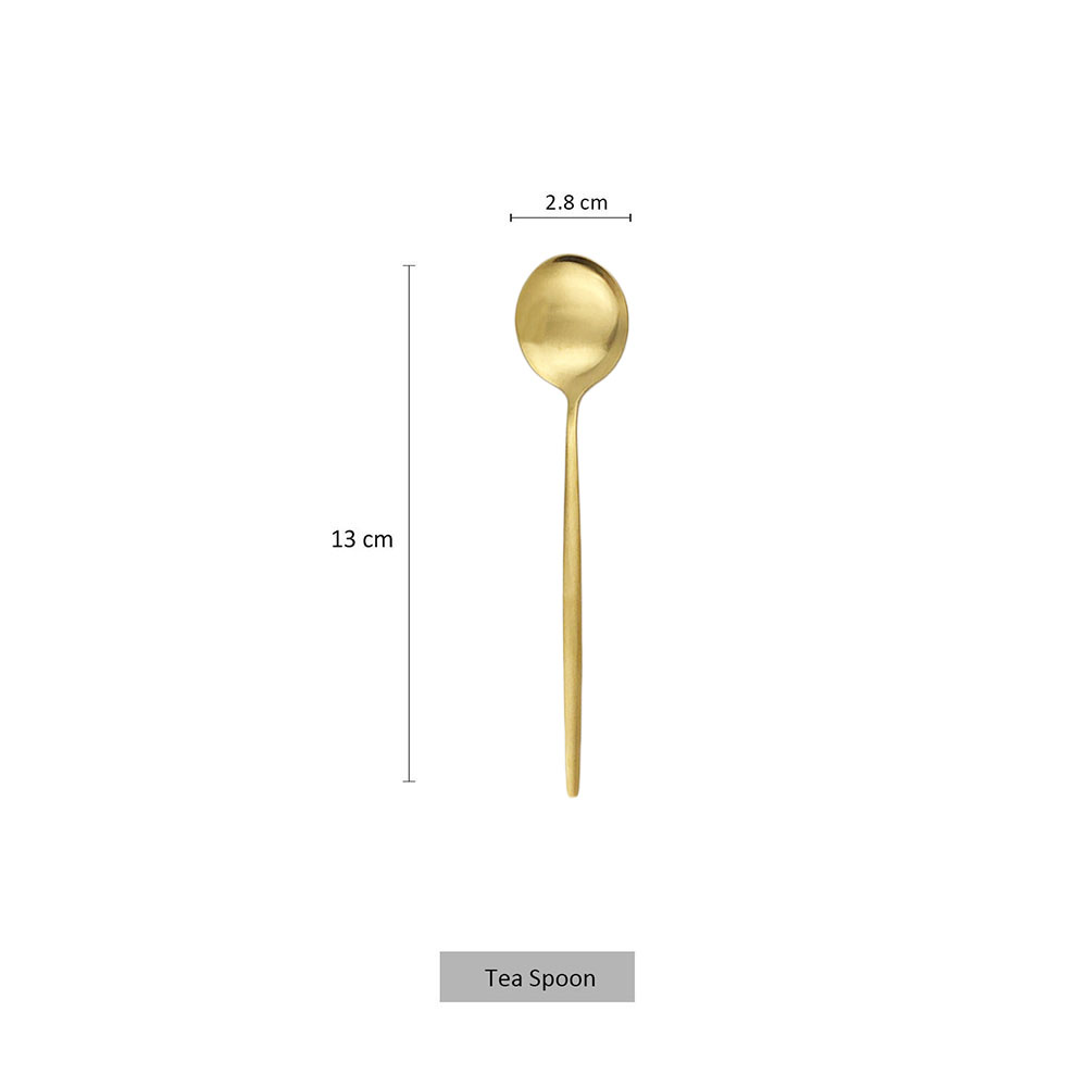 6Pcs Small Matte Spoon Tea Cof - Coffee Tea Spoon ulasan dan harga