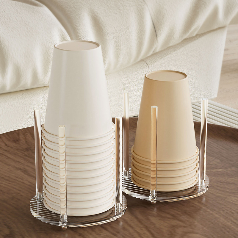 Acrylic Transparent Paper Cup  - Coffee Tea Paper Cups ulasan dan harga