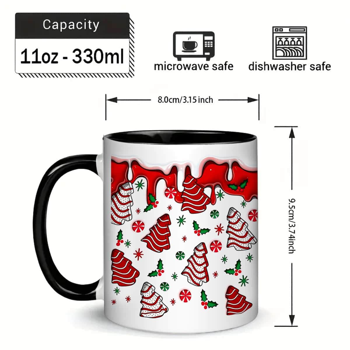 1pc Christmas Ceramic Coffee M - Coffee Tea Green ulasan dan harga