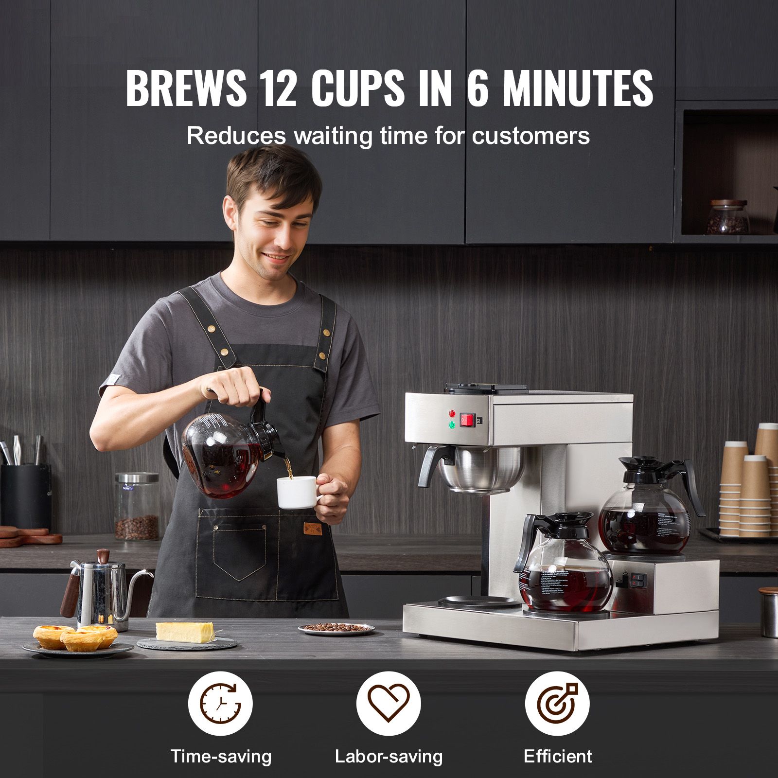 12 Cups Commercial Drip Coffee - Coffee & Tea Garden Lincoln Menu ulasan dan harga
