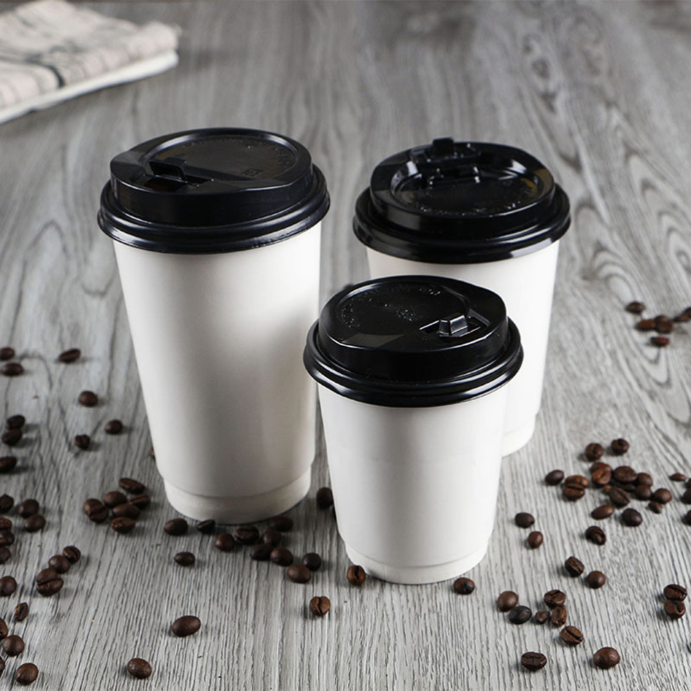50pcs Disposable Coffee Cups I - Coffee Tea Paper Cups ulasan dan harga