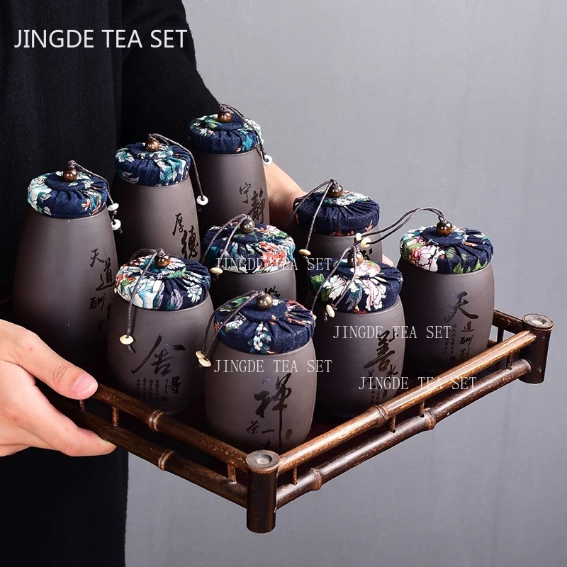 Chinese Purple Sand Small Tea  - Coffee Tea Jar Set ulasan dan harga