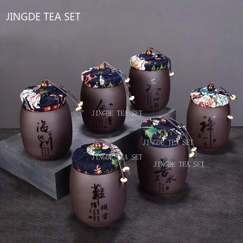 Chinese Purple Sand Small Tea  - Coffee Tea Jar Set ulasan dan harga