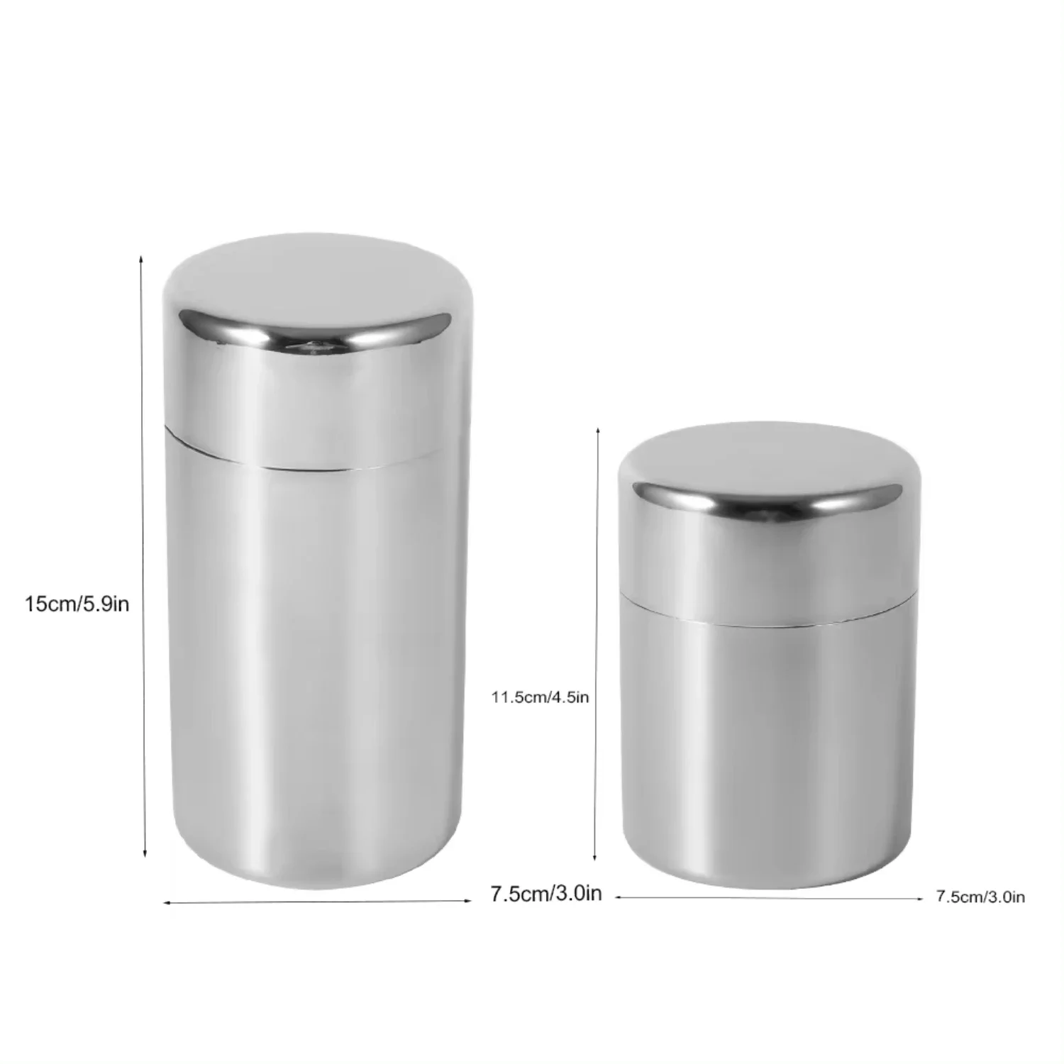 Stainless Steel Tea Leaf Tins  - Coffee Tea Sugar Canisters ulasan dan harga