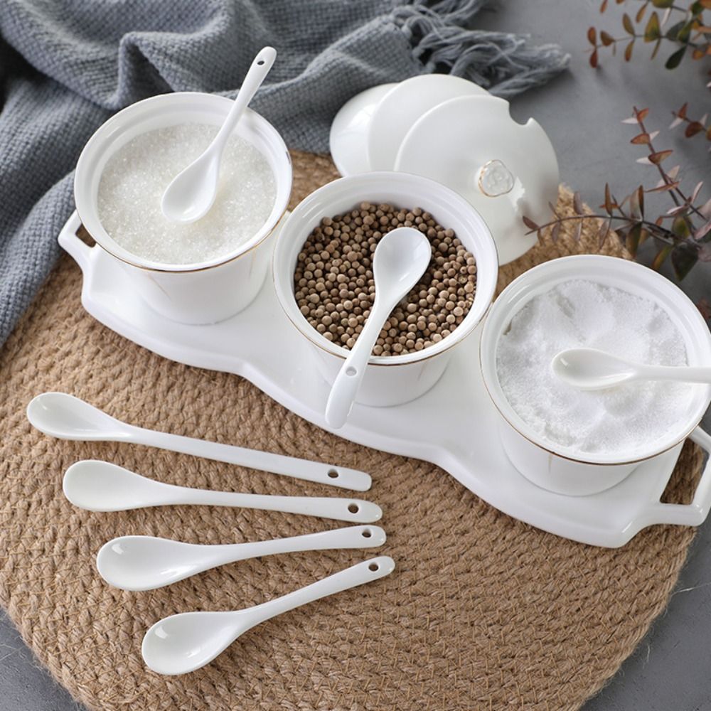 Ceramic Long Handle Spoons Fla - Coffee Tea Spoon ulasan dan harga