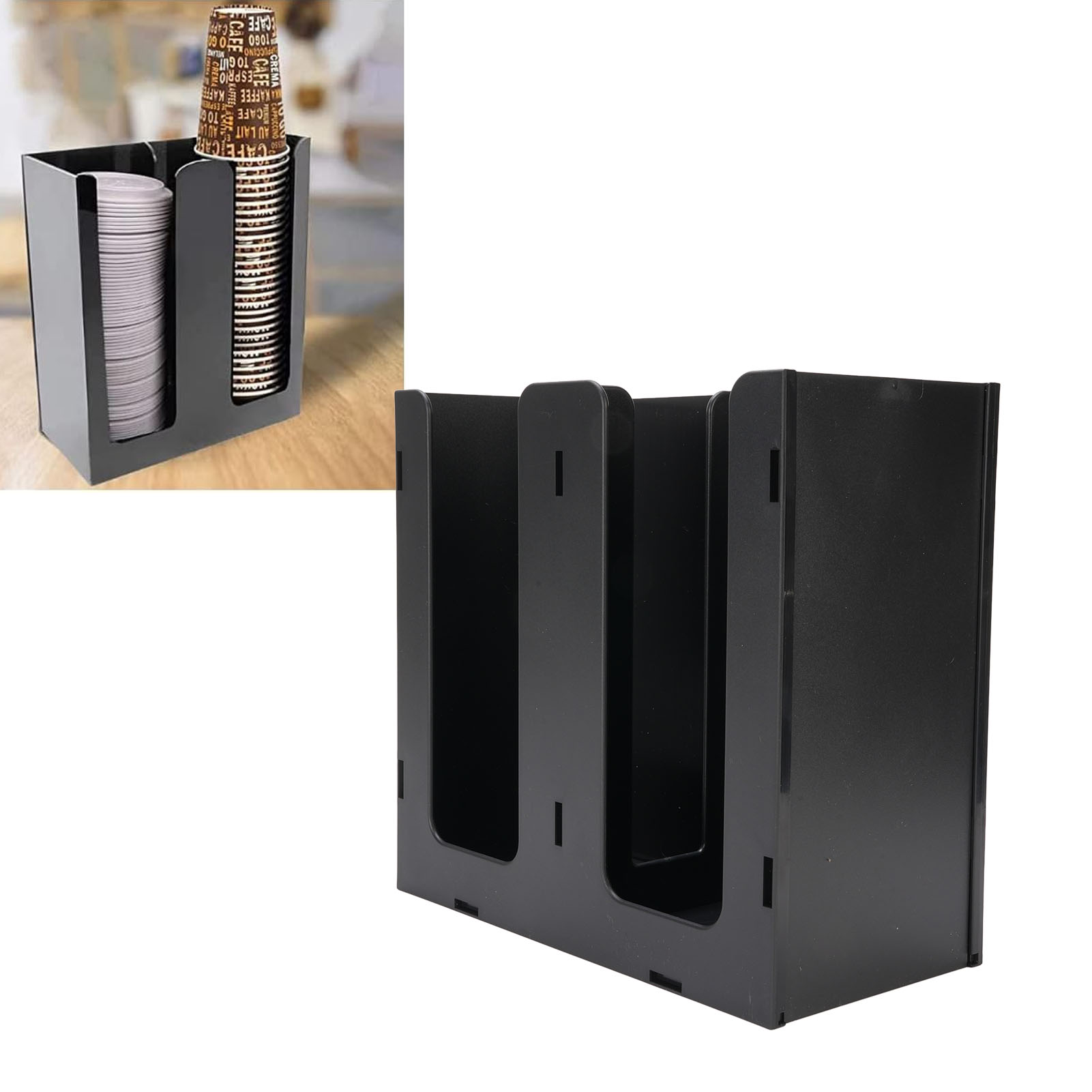 Paper Cup Dispenser Acrylic Co - Coffee Tea Paper Cups ulasan dan harga
