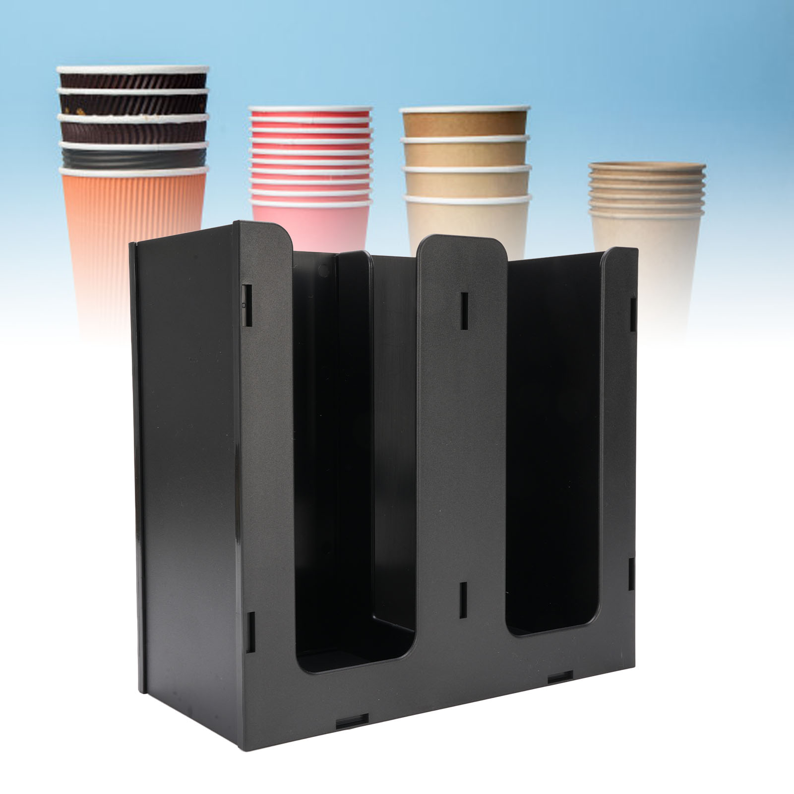 Paper Cup Dispenser Acrylic Co - Coffee Tea Paper Cups ulasan dan harga
