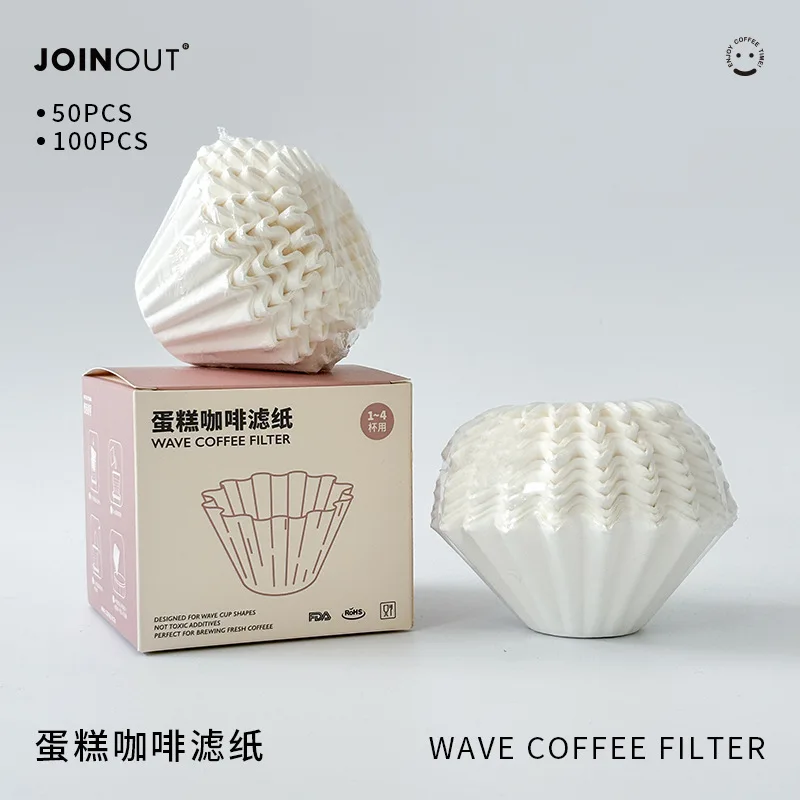 50/100pcs Hand Brewed Coffee F - Coffee Tea Paper Cups ulasan dan harga